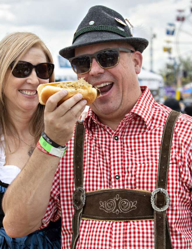 Experience the vibrant and welcoming atmosphere of Four Peaks Brewing Oktoberfest, a celebration of German traditions.